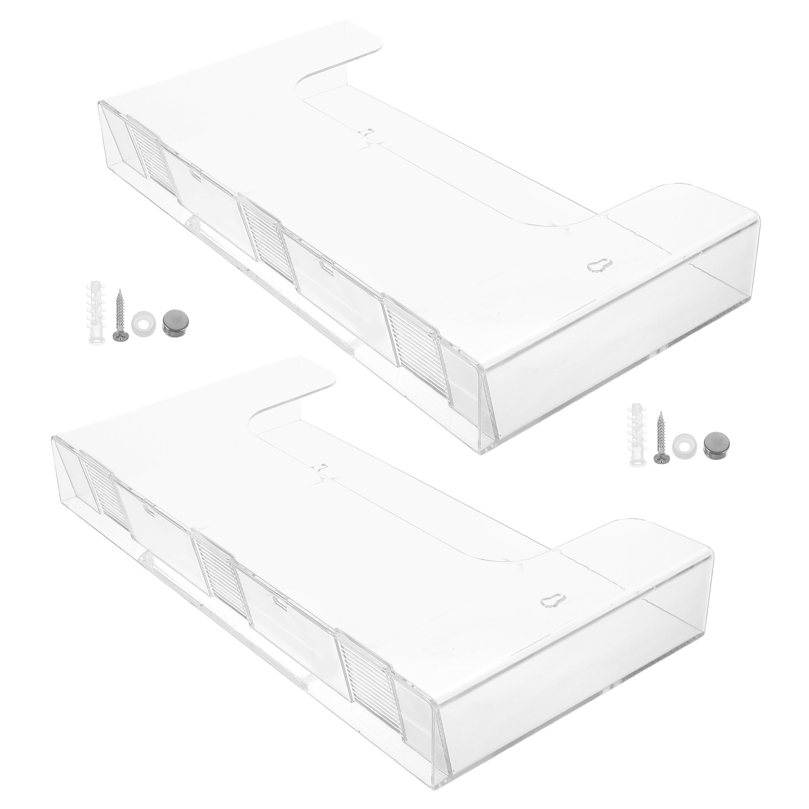 Magazine Holder Rack - 2Pcs Wall Mounted Magazine Holder Acrylic