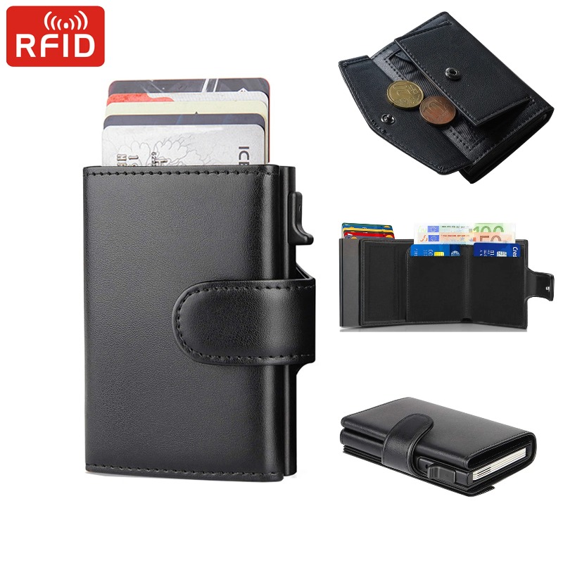 Metal Business Card Case Rfid  - Index Card Holder recension och pris