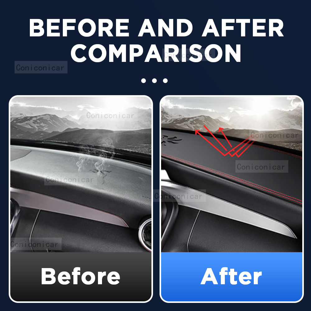 Car Dashboard Sun Shade Cover  - Leather Desk Pad recension och pris