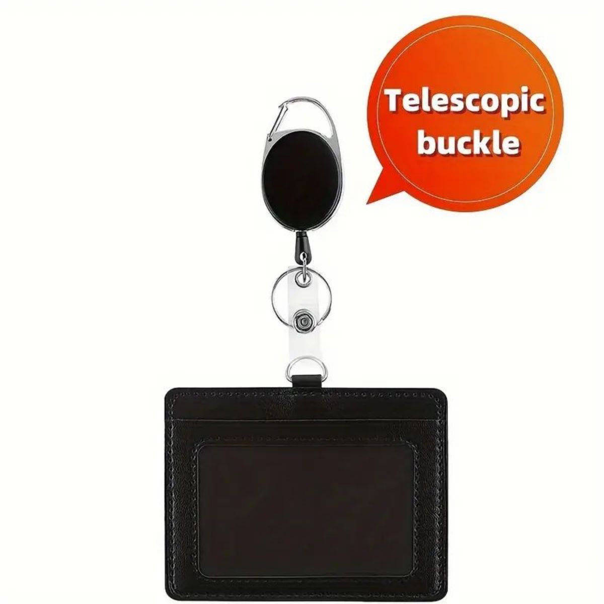 1 pc Horizontal ID badge holde - Index Card Holder recension och pris