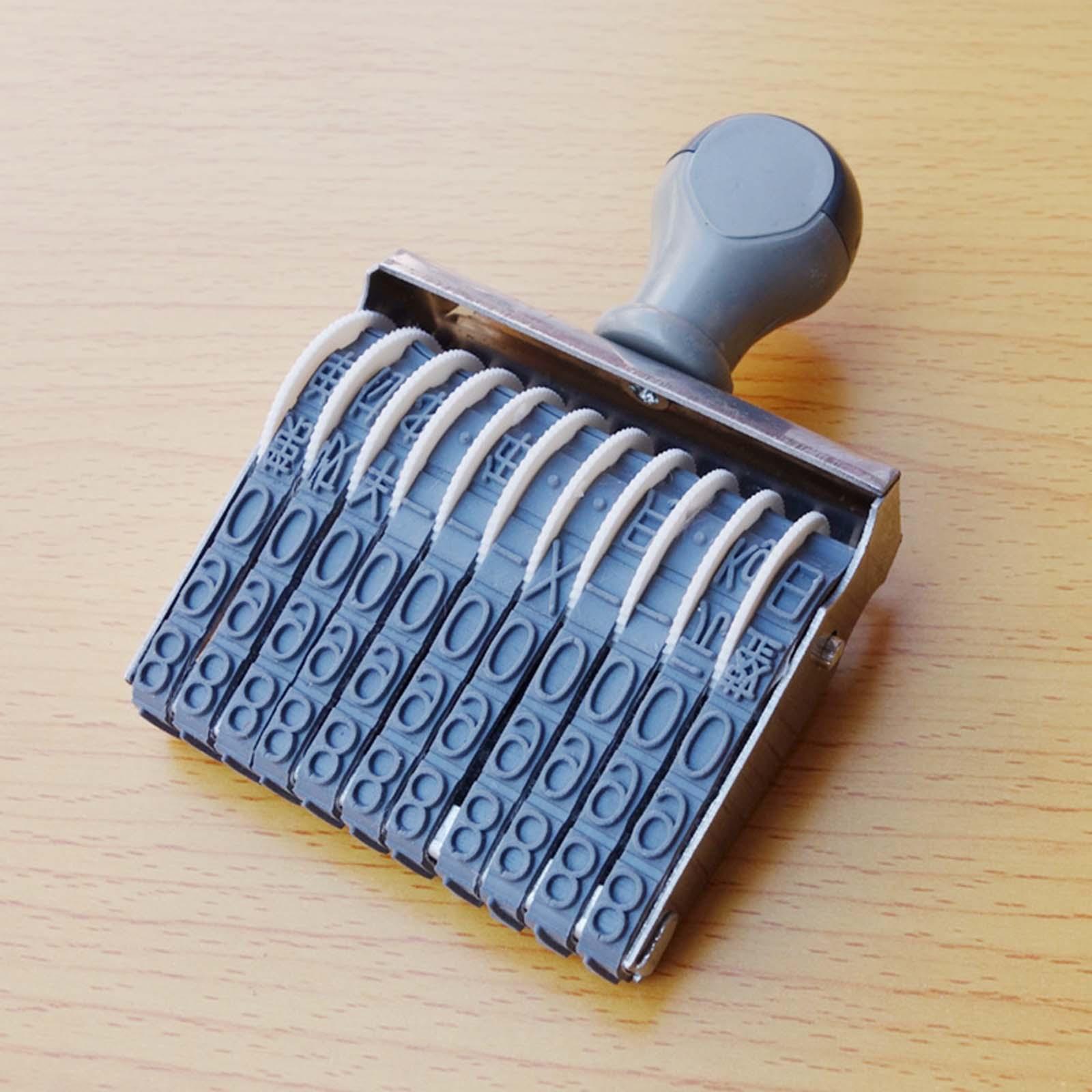 Rubber Number Stamp Roller Dat - Rubber Date Stamp recension och pris
