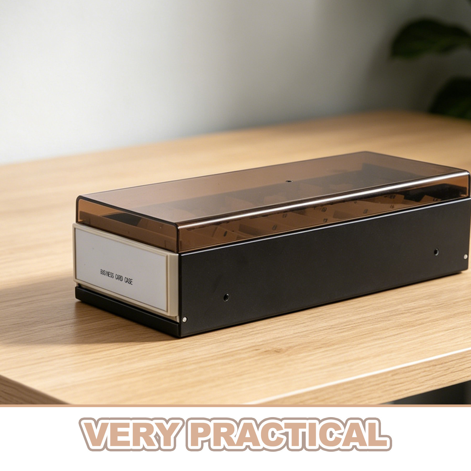 Large Capacity Business Card H - Index Card Holder recension och pris