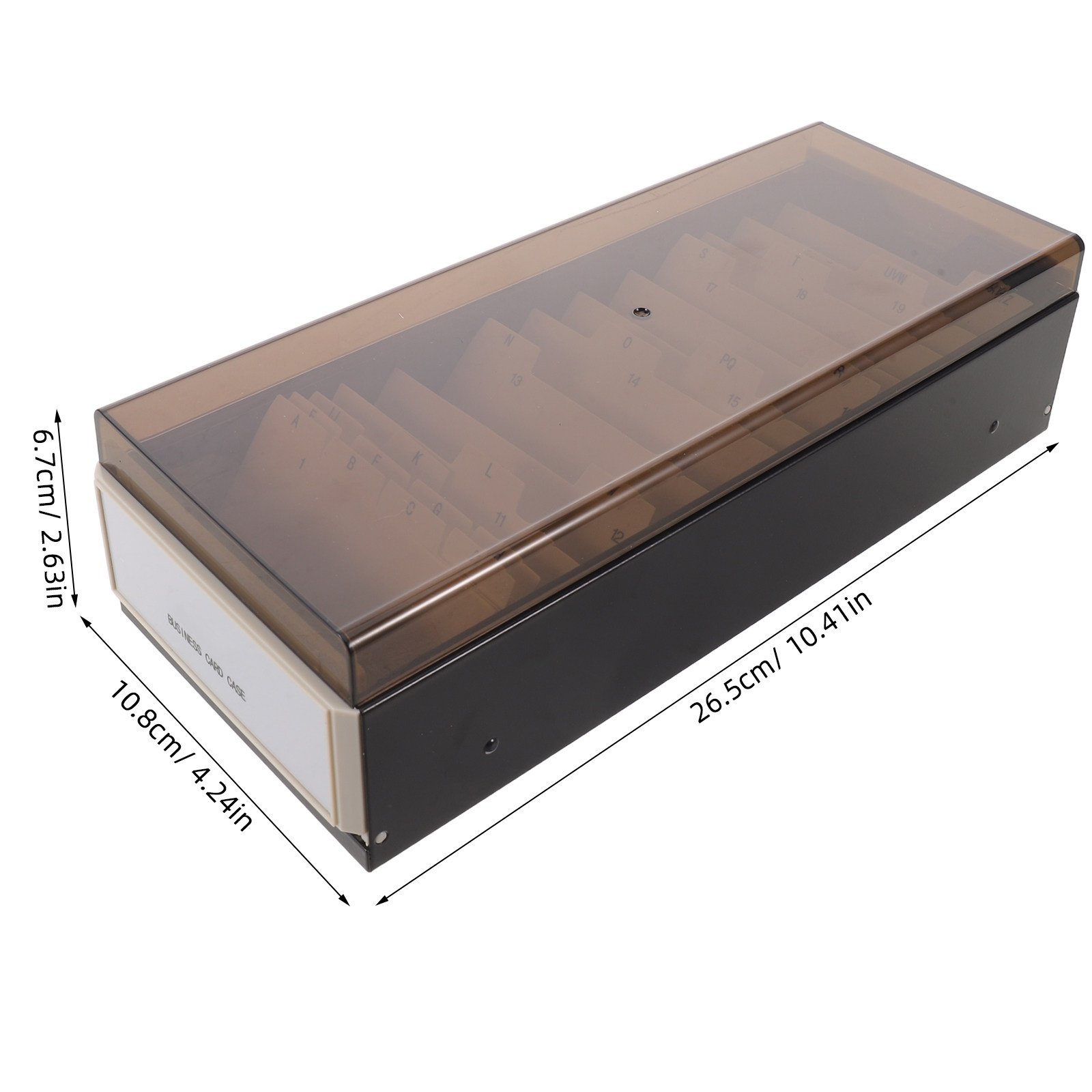 Large Capacity Business Card H - Index Card Holder recension och pris