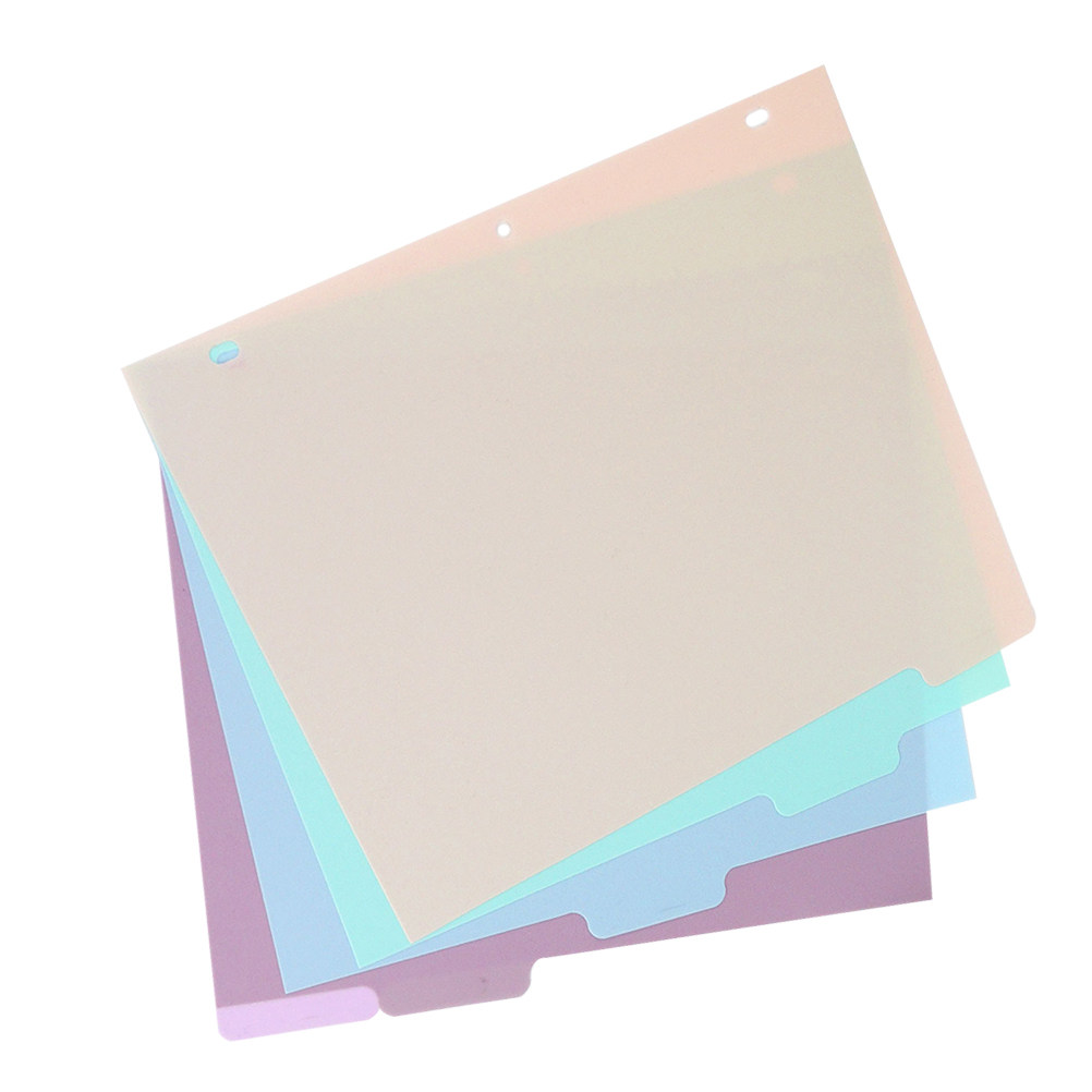 1Set Plastic Binder Dividers A - Tab Divider A4 recension och pris