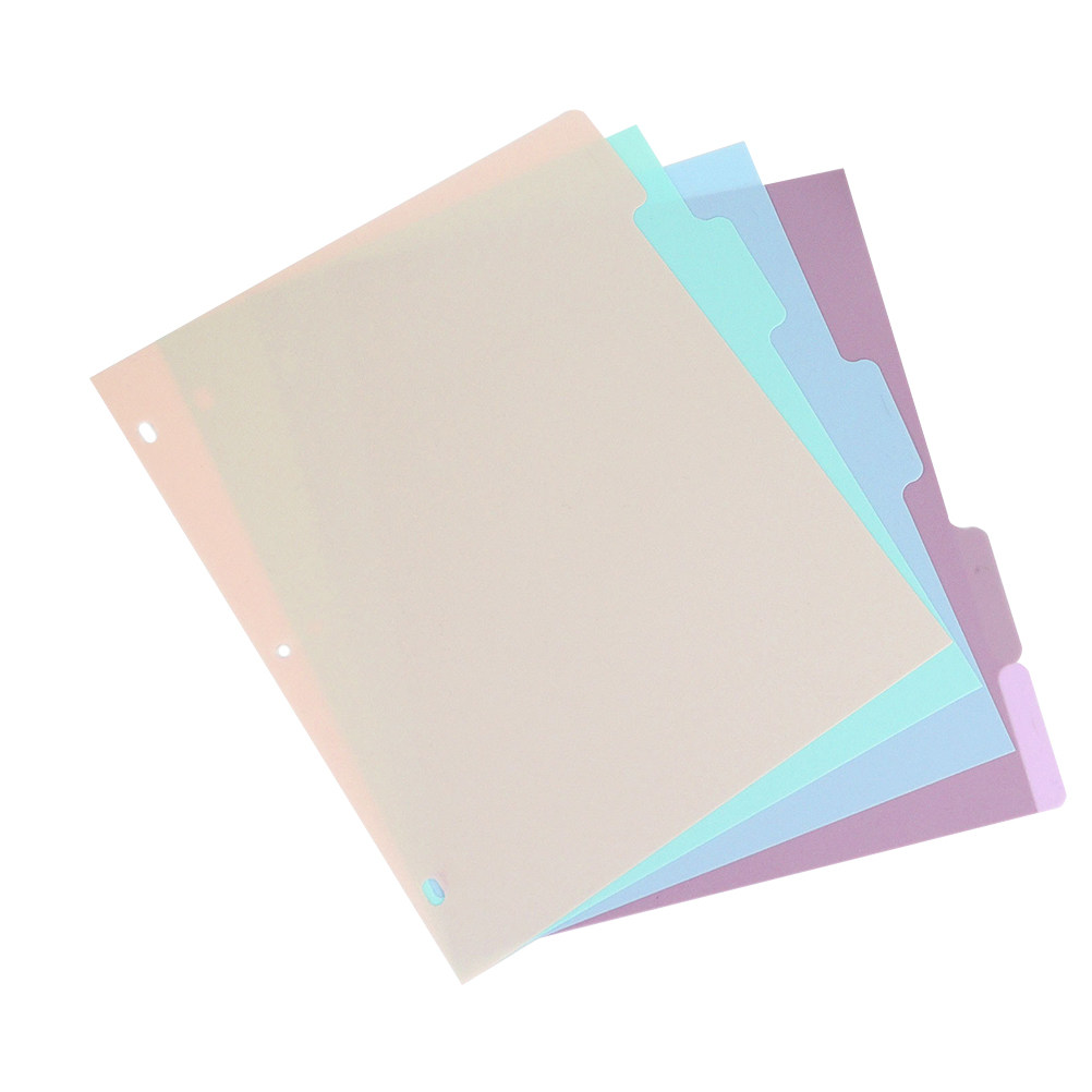 1Set Plastic Binder Dividers A - Tab Divider A4 recension och pris