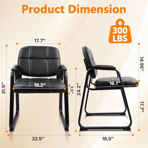 Waiting Room Guest Chair with  - Leather Desk Pad recension och pris