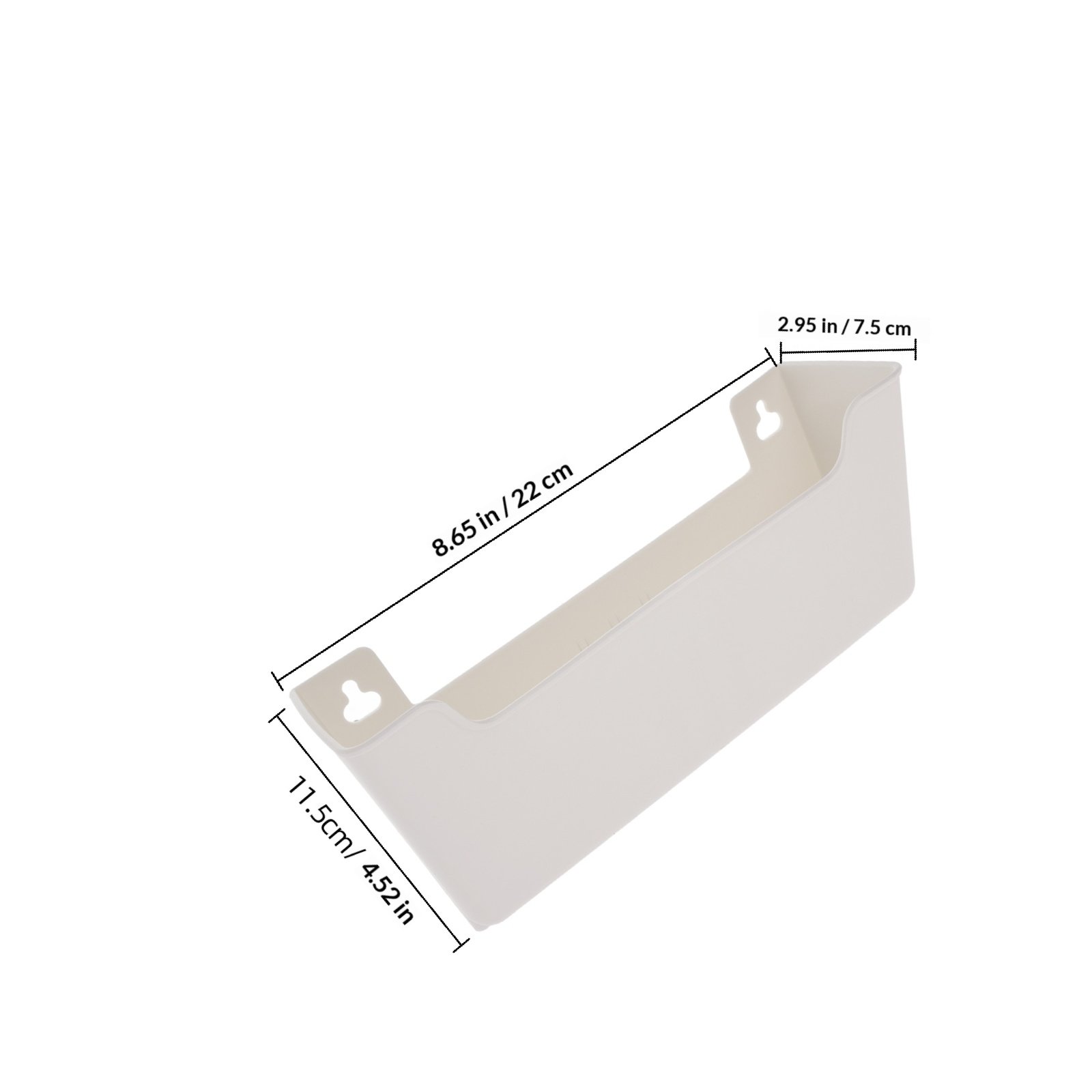 1Set Clear Wall File Organizer - Magazine Holder Rack recension och pris