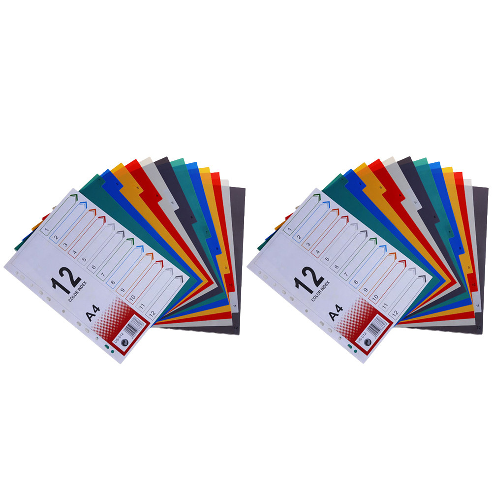 2Pcs Index Paper Refills Extra - Tab Divider A4 recension och pris