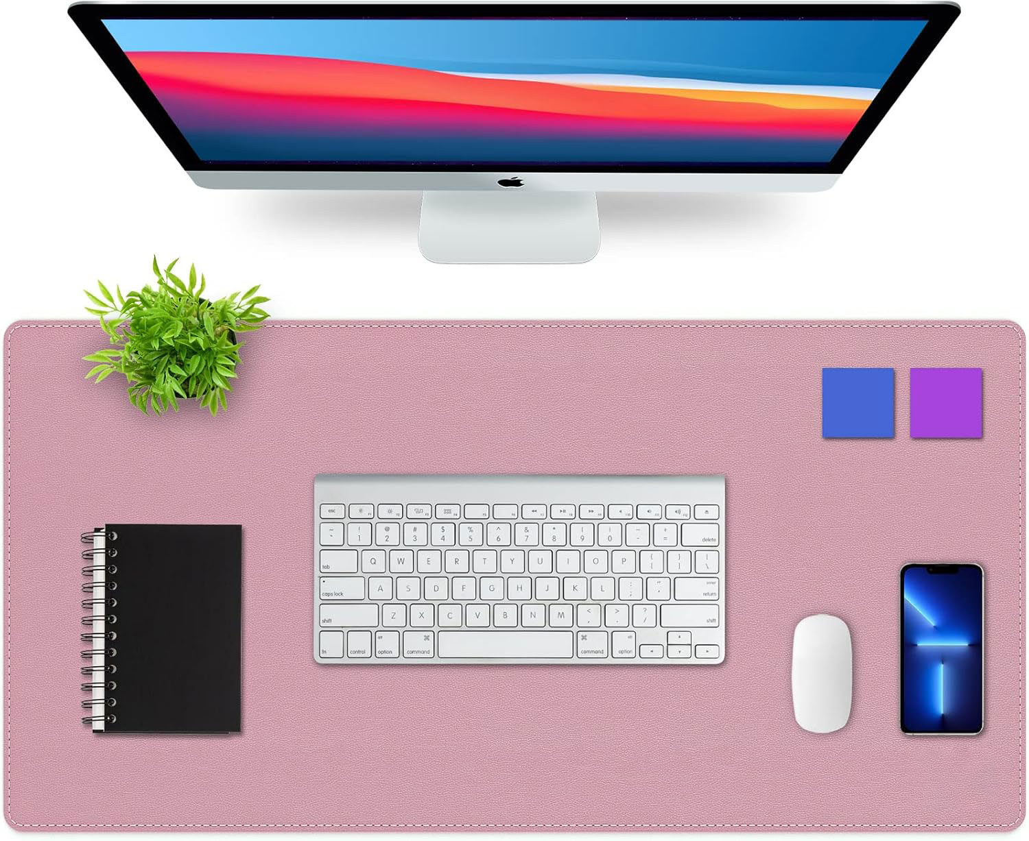 Desk Mat Blotter, Dual-Sided O - Leather Desk Pad recension och pris