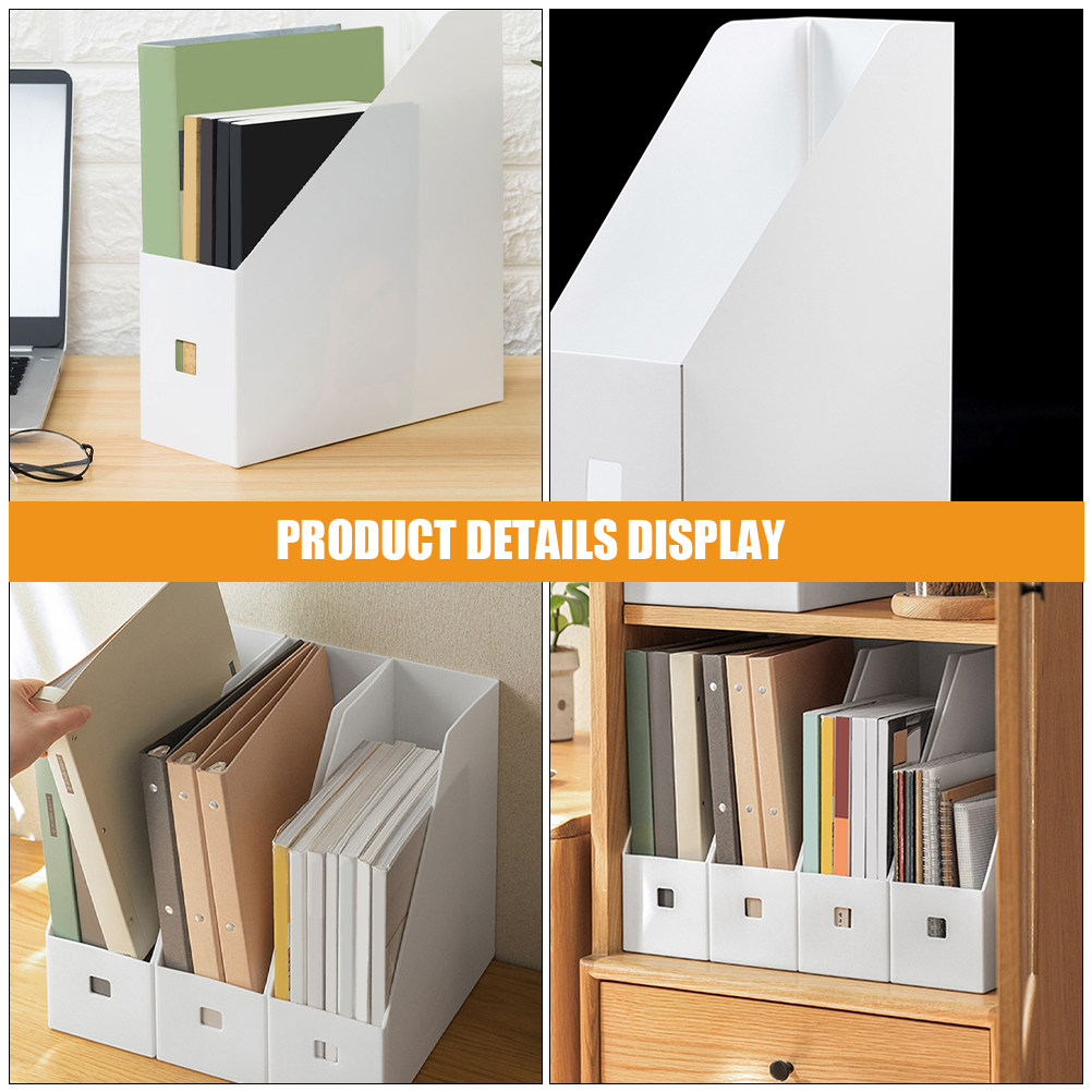 4Pcs Plastic File Organizer Bo - Magazine Holder Rack recension och pris