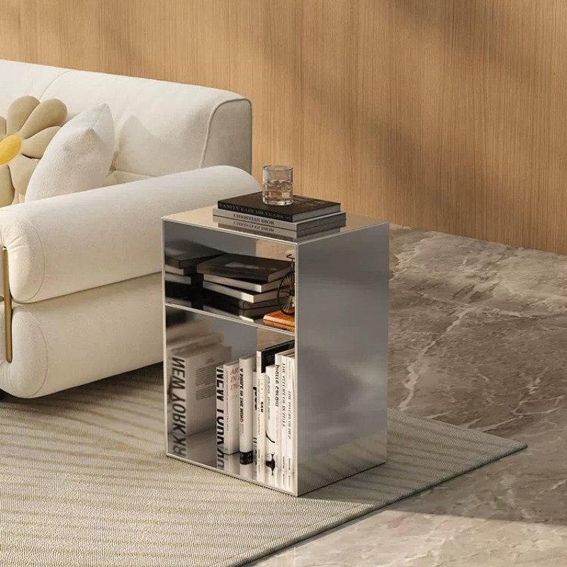 Stainless Steel Mid-Century Co - Magazine Holder Rack recension och pris