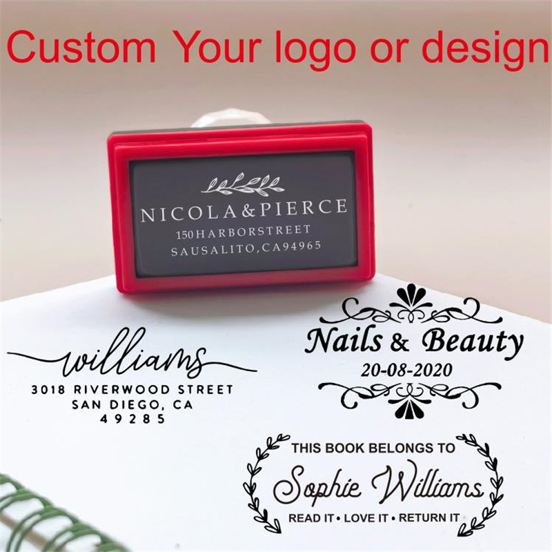 Personalized Logo Self Inking  - Rubber Date Stamp recension och pris