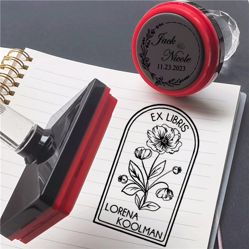 Personalized Logo Self Inking  - Rubber Date Stamp recension och pris