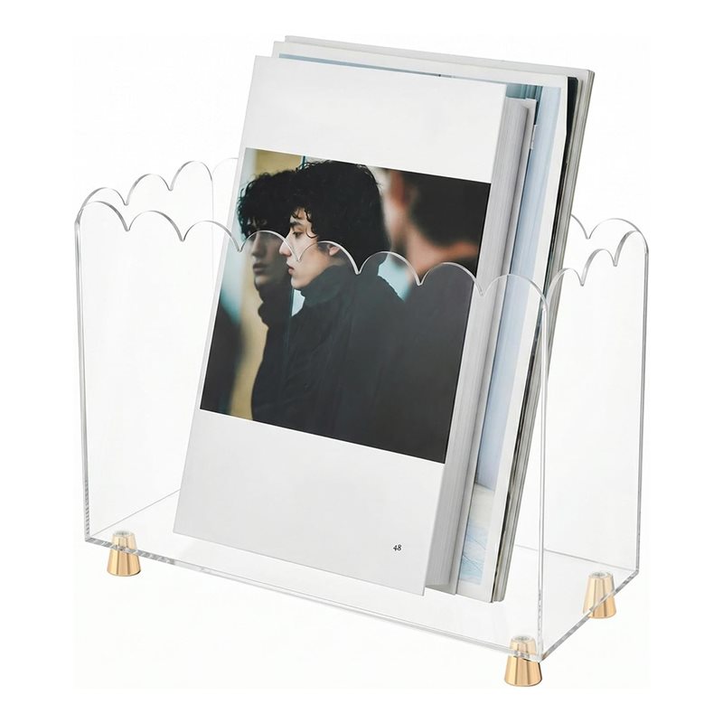 Hot Sale-Acrylic Magazine Hold - Magazine Holder Rack recension och pris